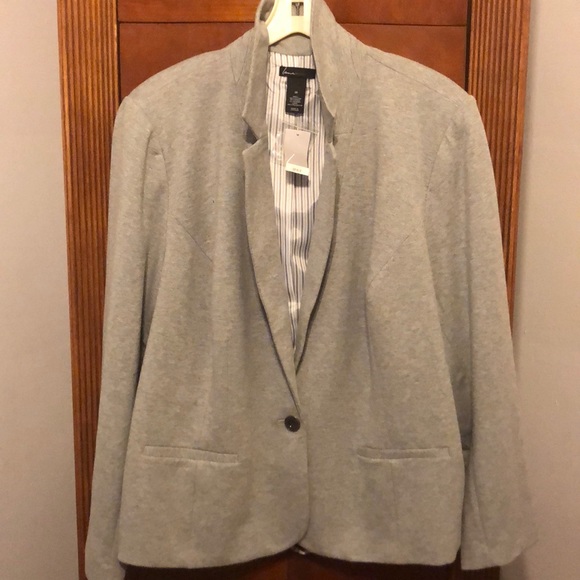Lane Bryant Jackets & Blazers - ❤️ FinalSale*Nwt gorgeous gray knit blazer jacket
